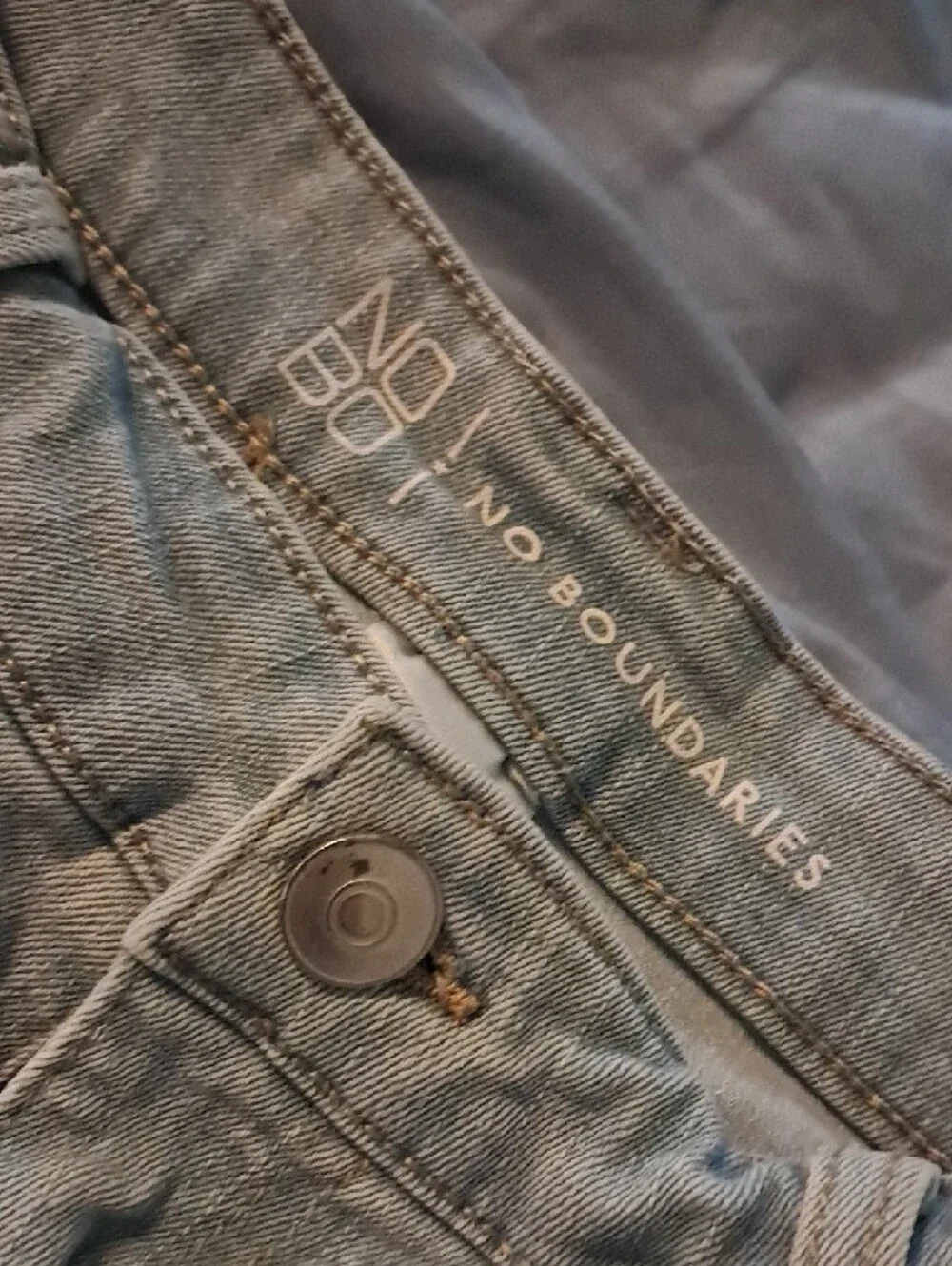 No Boundaries Light Blue Denim Shorts